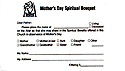 Envelope-Mother's Day Spiritual Bouquet