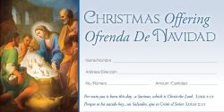 Envelope-Christmas Gift, Bilingual English/Spanish