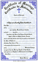 Certificate-Marriage, Bilingual