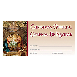 Envelope-Christmas, Gift, Bilingual