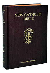 Bible-NCB, Giant Print, Red, Hard Cover -- This Is Not A Nab Bible