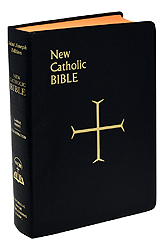 Bible-NCB, Large Print, Black, Imitation Leather