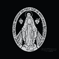 Decal-Lady Of Miraculous Medal