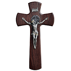 Crucifix- 13", St Benedict