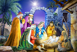 Nativity, Joyous Night Jigsaw Puzzle 100 Piece