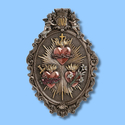 Three Hearts Plaque 9 x 14