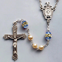 Rosary-Sapphire