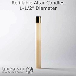 Candle-Refillable, 1-1/2" X 9