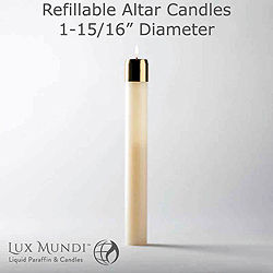 Candle-Refillable, 1-15/16" X 16"