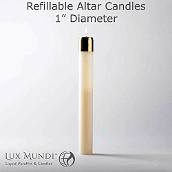 Candle-Refillable, 1" X 16"