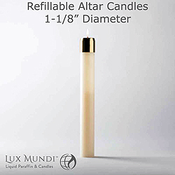 Candle-Refillable, 1-1/8" X 9"