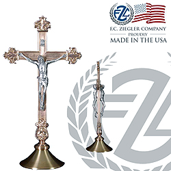 ALTAR CROSS, SBZ, DOUBLE SIDED