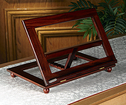 Missal Stand-Walnut Stain