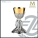 Chalice & Paten, Brass, Two-Tone Finish