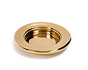 STACKING BREAD PLATE, BRASS