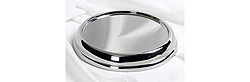 STACKING BREAD PLATE BASE, SILVER