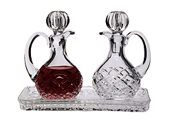 Cruet & Tray Set- 6 Ounce, Crystal