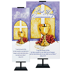 Banner-Communion, Vinyl, 24"