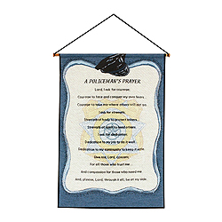 Tapestry Bannerette-A Policeman's Prayer