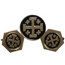 Cuff Links-Jerusalem Cross