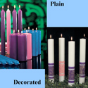 Church Advent Candles
