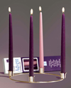 Home Advent Candles