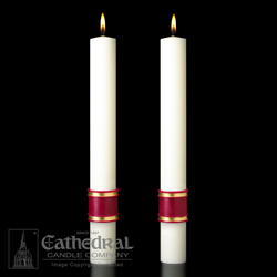 Candle-Crux Trinitas, 2" x 12"