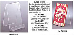 Book Of Gospel Stand-Acrylic fits Book With Metal Covers