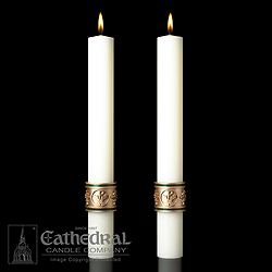 Candle-Cross of St Francis, 1-1/2" x 12"