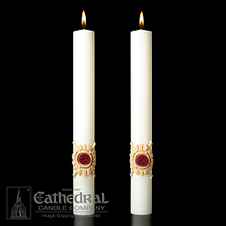 Candle-Holy Trinity, 1-1/2" x 12"