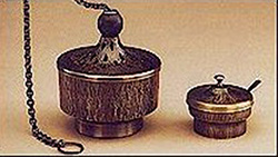 Censer & Boat-Antique Brass