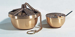 Censer & Boat-Satin Bronze