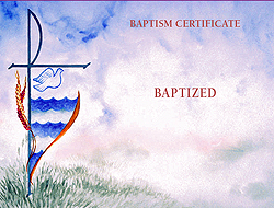 Certificate-Baptism