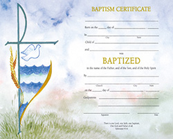 Certificate-Baptism