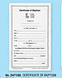 Certificate-Baptism