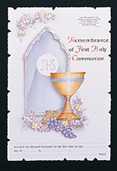 Certificate-Communion, English