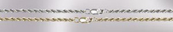 Chain-18", Rhodium plated with clasp