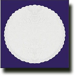 Chapel Cap-Round, White