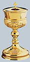 Ciborium-220 Host-Brass Gold Plated