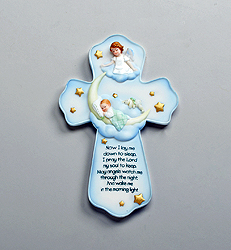 Cross- 7", Angel with Baby