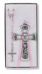 Cross And Rosary Set-Girl