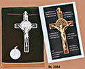 Crucifix-03", St Benedict with Book