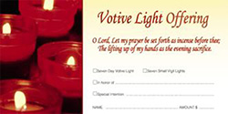 Envelope-Votive Light Offering