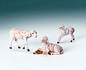 Figure Only-Sheep,  5", 3/Set Brown