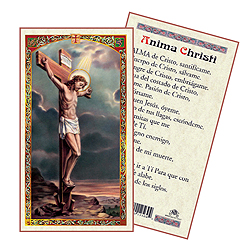 Holy Card-Anima Christi