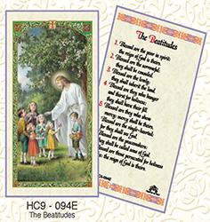 Holy Card-Beatitudes