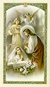 Holy Card-Communion, Girl, Eng