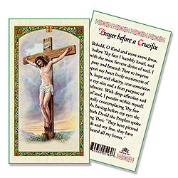 Holy Card-Crucifix