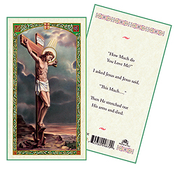 Holy Card-Crucifixion