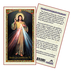 Holy Card-Divine Mercy